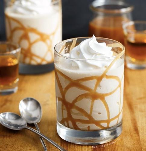 Chocolate caramel Swirl · Chocolate Syrup, caramel syrup, vanilla ice cream and milk