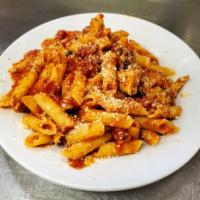 Pasta Marinara · Chefs choice of pasta, marinara sauce.