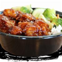 Mad Spicy Orange Chicken · Whoa – spicy and sweet in one bowl? That’s Mad! Try our new Mad Orange bowl with our delicio...