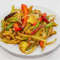 Szechuan Entree · Spicy. Mixed veggies with any meat in a spicy sauce.