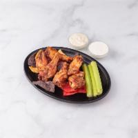 Roadhouse Boneless Wings · Comes with choice of Bourbon, original BBQ, honey Molasses BBQ or Spicy Hot sauce.