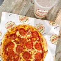 One Topping Large · You choose the dough, sauce, cheese and 1 topping.