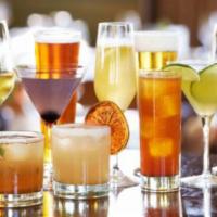 Hurricane - To Go · Rum, Passionfruit, Lemon Juice, Orange, & Cherry