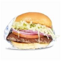 Hollywood Classic · 1/4 lb all-natural beef patty, Red onion, tomato, lettuce &
Hollywood Secret Sauce
Add Ameri...