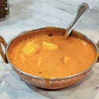 Paneer Butter Masala · Homemade Indian cheese cubes cooked in creamy tomato sauce, buttered and lightly spiced and ...