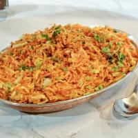 Szechuan Egg Fried Rice · New. Long grain basmati rice tossed with egg and assorted vegetables.