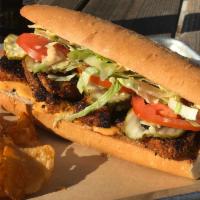 Blackend Catfish Po' Boy · Grilled catfish dusted in cajun spices