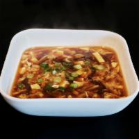 Hot and Sour Soup · Hot and spicy.