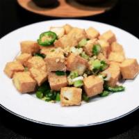  Pepper Salt Tofu · Hot and spicy.