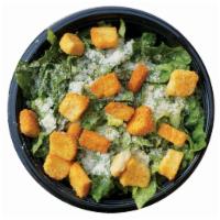 Caesar Salad · Green leaf lettuce, croutons and Parmesan cheese tossed with Caesar dressing.