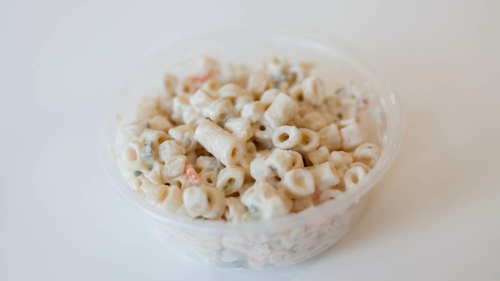 Macaroni Salad · Cold pasta salad made with macaroni noodles.