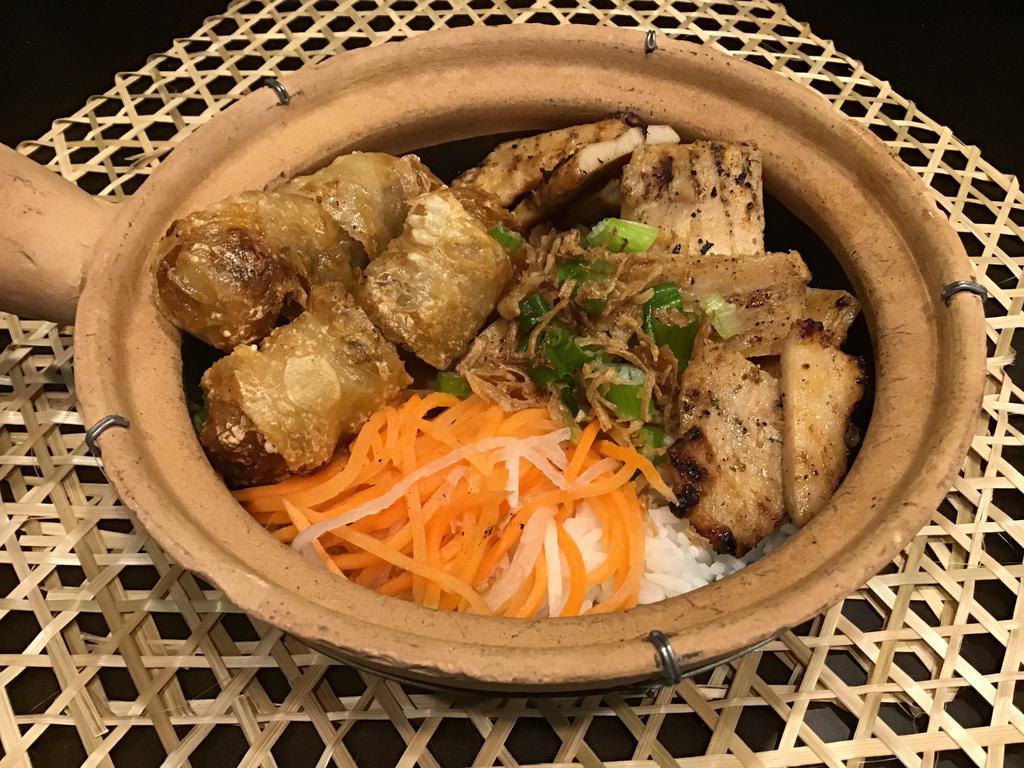 29. Cha Gio Thit · Grilled pork chop and spring roll. 