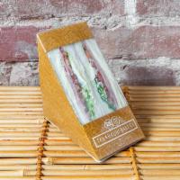 Ham & Cheese Sandwich · Mayo, lettuce, slice of tomato, slices of non-fat Ham & American cheese.
