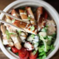 Roasted Miso Chicken · Our savory roasted miso chicken bowl is great for those who are hungry for something other t...