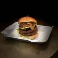 Beyond Burger · 
Juicy plant based 8 oz patty, lettuce, caramelized onions, tomatoes, pickles, avocado “crea...