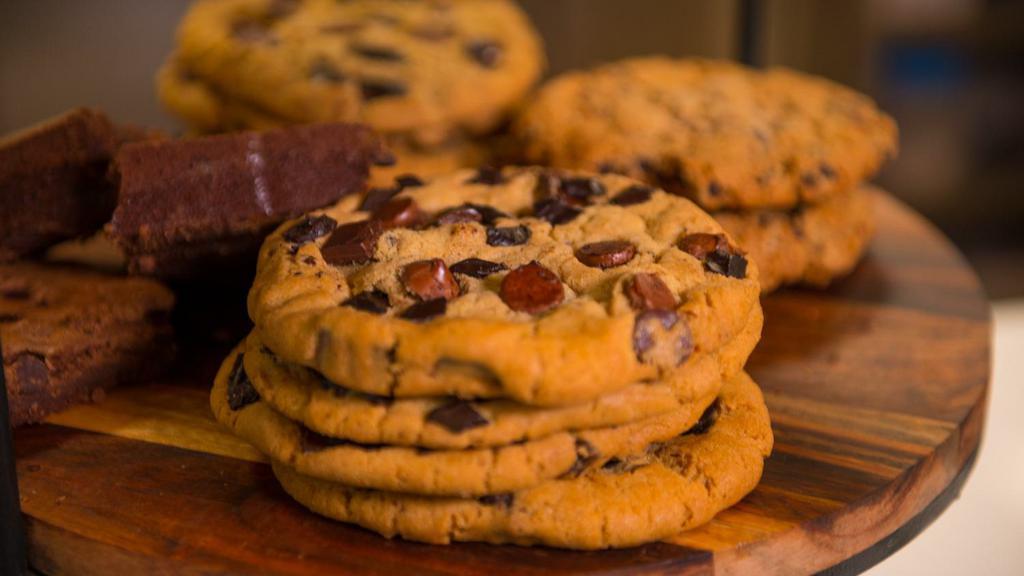Cookies · choice of giant chocolate chip or peanut butter cookie