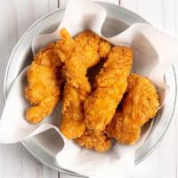 4 Tenders · 4 Hand-breaded Chicken Tenders served with 2 dipping sauces. (510-1190 cal)