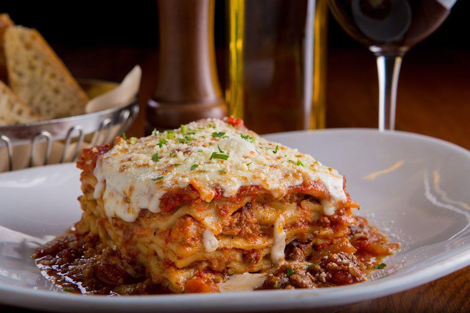 Lasagna · Homemade meat or vegan lasagna topped with our fresh marinara sauce and mozzarella cheese, baked perfectly. Served with a side and garlic bread.