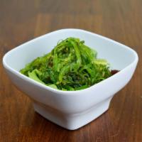 Seaweed Salad · Lightly seasoned mixed seaweed salad with baby mixed greens. Vegetarian.