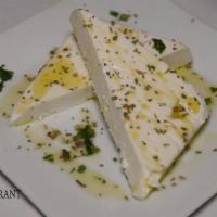 Feta · Traditional Greek cheese.