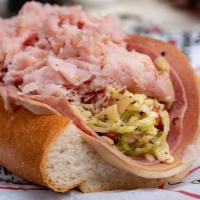 *Baby Sub · The “original” Groucho’s sub is a fat sub roll, served hot with salami, bologna, provolone c...