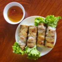 4A. Grill Pork Salad Rolls · (Orders of 4) Thit nuong. Rice paper rolls with grilled pork, vermicelli, bean sprouts lettu...