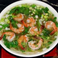 Shrimp Noodle Soup/ Pho Tom · Pho tom.