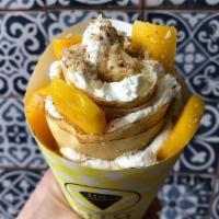 Build Your Own Sweet Crepe · Create your favorite crepe with favorite ingredients!! 

