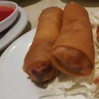 101. Egg Rolls · 4 pieces. Crispy spring rolls filled with vegetables and chicken.