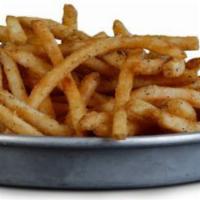 Skinny Fries · Seasoned to perfection.
