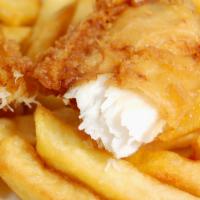 Kids Fish and Chips · 1 piece of Alaskan cod and fries.