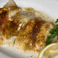 Broiled Fillet of Sole Specialties · Freshly Broiled fillet of sole.