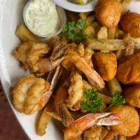 Fried Shrimp and Scallops Combo Special · Fried jumbo Shrimp and Scallops.