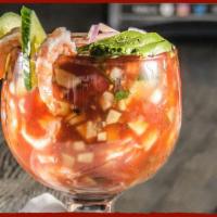 Shrimp Cocktail · Consuming raw or undercooked meats, poultry, shellfish or eggs may increase your risk of foo...