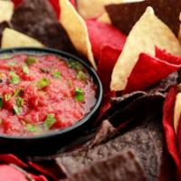 Chips and Salsa · With house-made salsa. Gluten free.