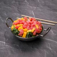 Make Your Own Poke Bowl · Choice of base, base sauce, 1 protein, and up to 4 mix-ins. Additional proteins and mix-ins ...