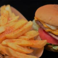 1. Wimpy Burger Combo · Mayo, ketchup, mustard, pickles, lettuce, raw onions, and tomatoes. Comes with fries and dri...