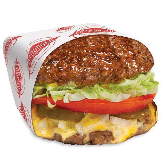 Skinnyburger · Carb conscious? Lose the bun and treat yourself to two patties layered with your choice of toppings and add-ons. A bunless Fatburger.