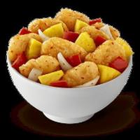 SweetFire Chicken Breast · Crispy, white-meat chicken, red bell peppers, onions and pineapples in a bright and sweet ch...