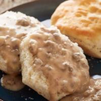 Family Size Sausage Gravy & Biscuits · A Family-Size portion of Bob Evans® sausage gravy served with freshly-baked biscuits