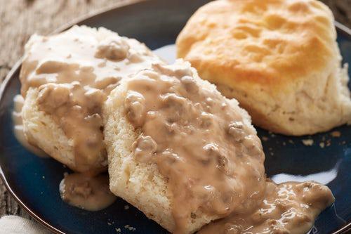 Family Size Sausage Gravy & Biscuits · A Family-Size portion of Bob Evans® sausage gravy served with freshly-baked biscuits