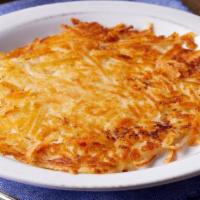 Family Size Shredded Hash Browns · Shredded Russet potatoes, cooked to order on our griddle. Serves up to 6.