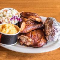 Chicken Platter · Served with garlic toast and 2 sides.