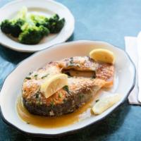 Fried Fillet of Sole · Served with potato, vegetable, & soup or salad