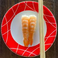 Shrimp Nigiri - 2 Pieces · Gluten free.