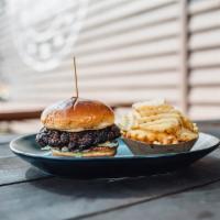 Classic Burger · All-American classic, dressed, brioche bun.