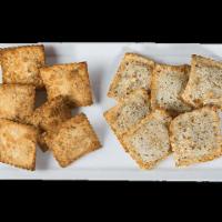 Combo Toasted Ravioli · Half and half jalapeno cheese and beef ravioli. Includes choice of dipping sauce