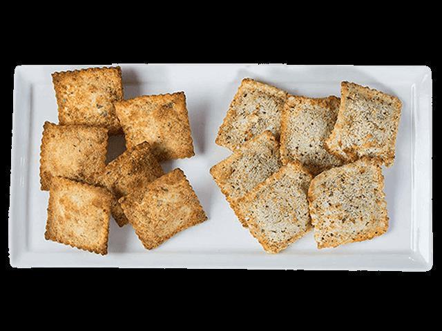 Combo Toasted Ravioli · Half and half jalapeno cheese and beef ravioli. Includes choice of dipping sauce