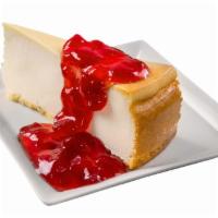 Cheesecake · Thick cheesecake, served chilled. 