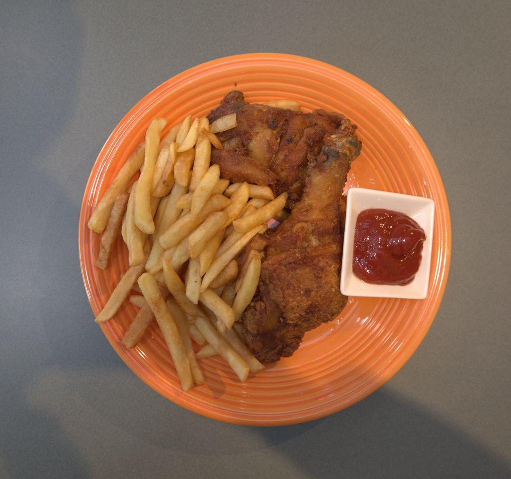 Fried Chicken Plate · Served with french fries.
